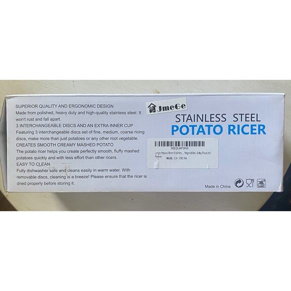 Potato Ricer with Interchangeable Discs, Stainless Steel Potato Ricer - Picture 3 of 3